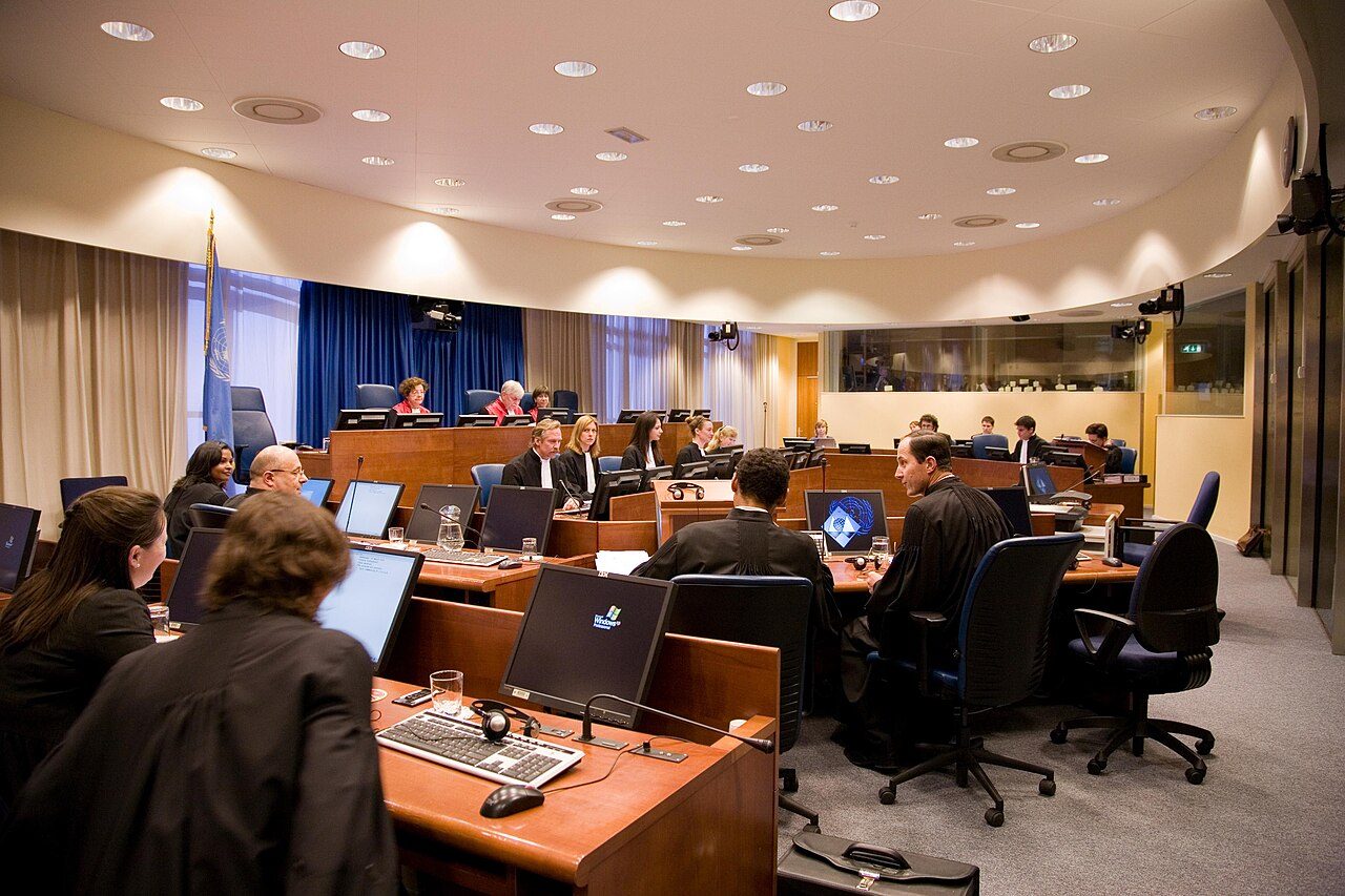 Courtroom 1 of the ICTY in session